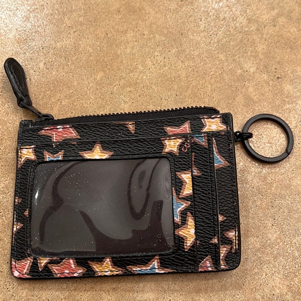 Coach mini wallet w chain